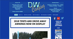 Desktop Screenshot of dwcamping.co.uk